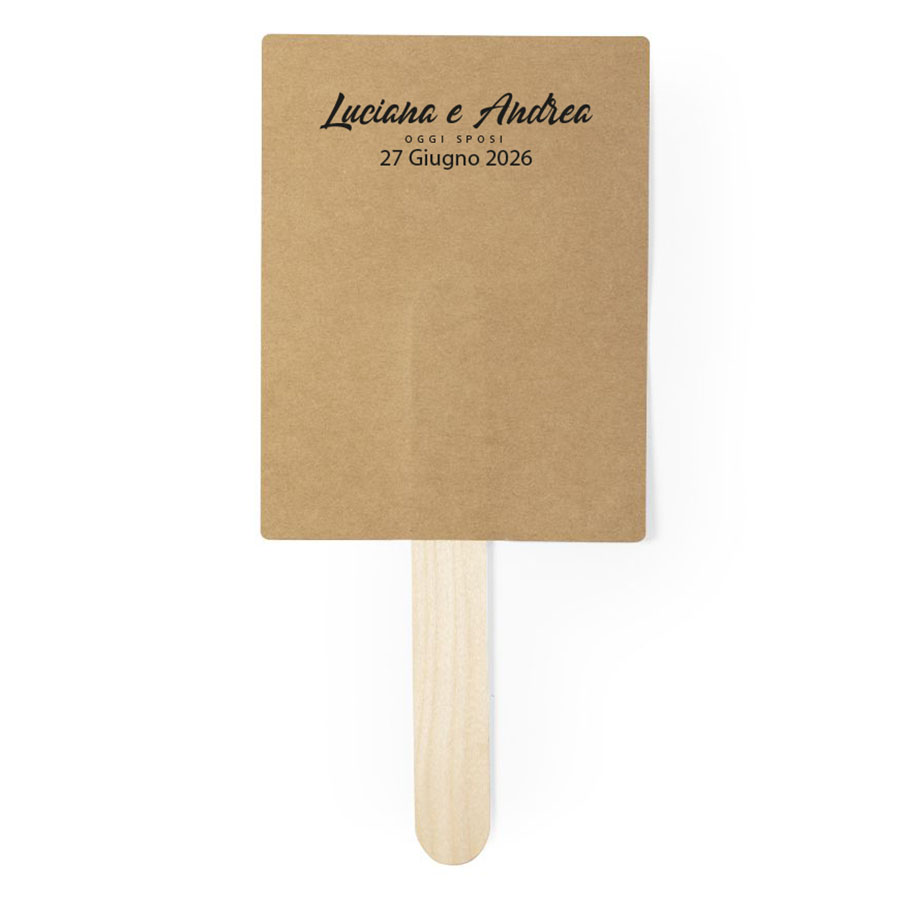 ventagli-paletta-carta-personalizzabili-matrimonio nome sposi regalo economico