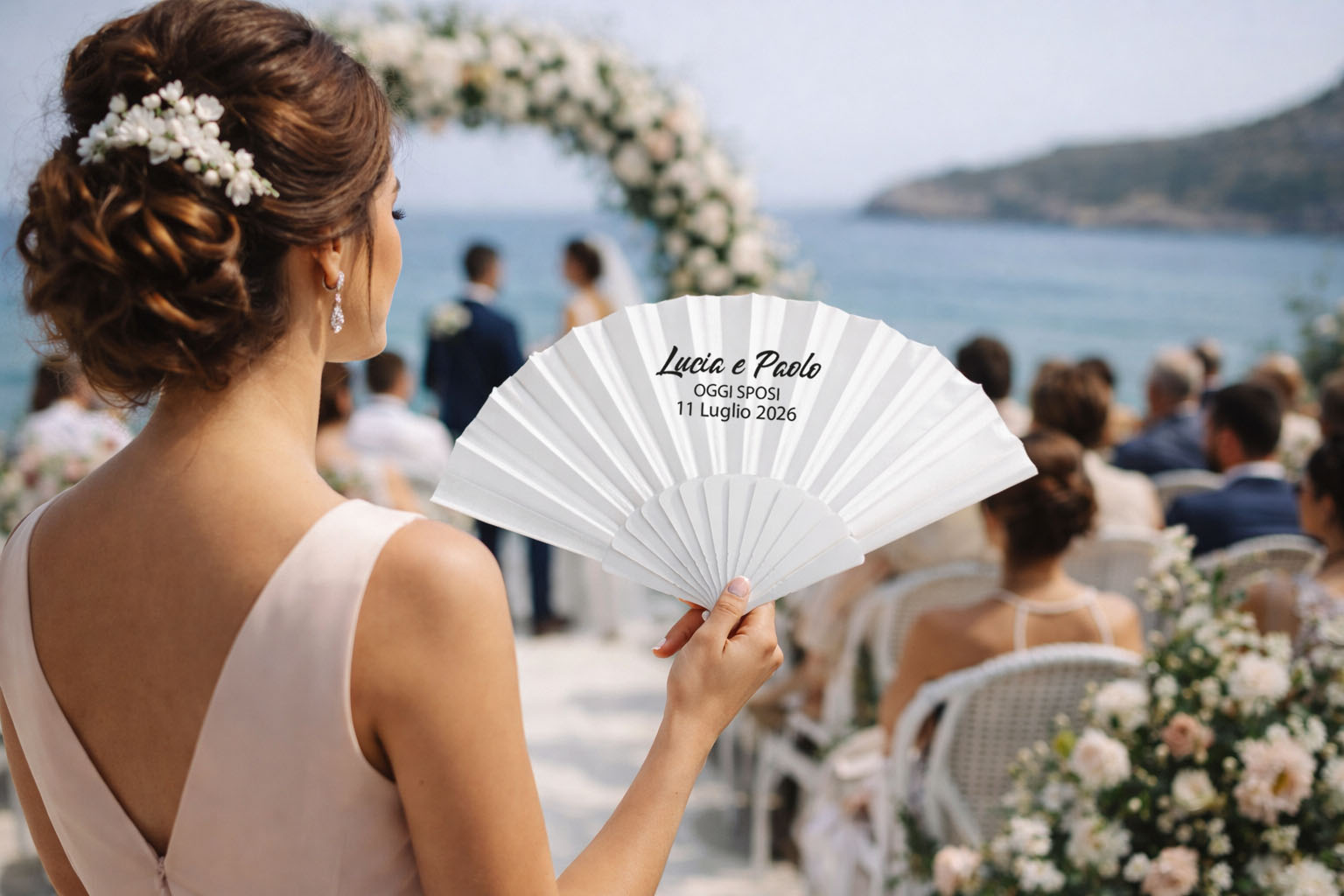 ventagli personalizzati matrimonio
