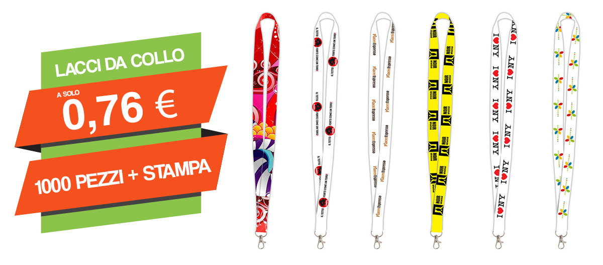 laccio da collo personalizzabile economico
