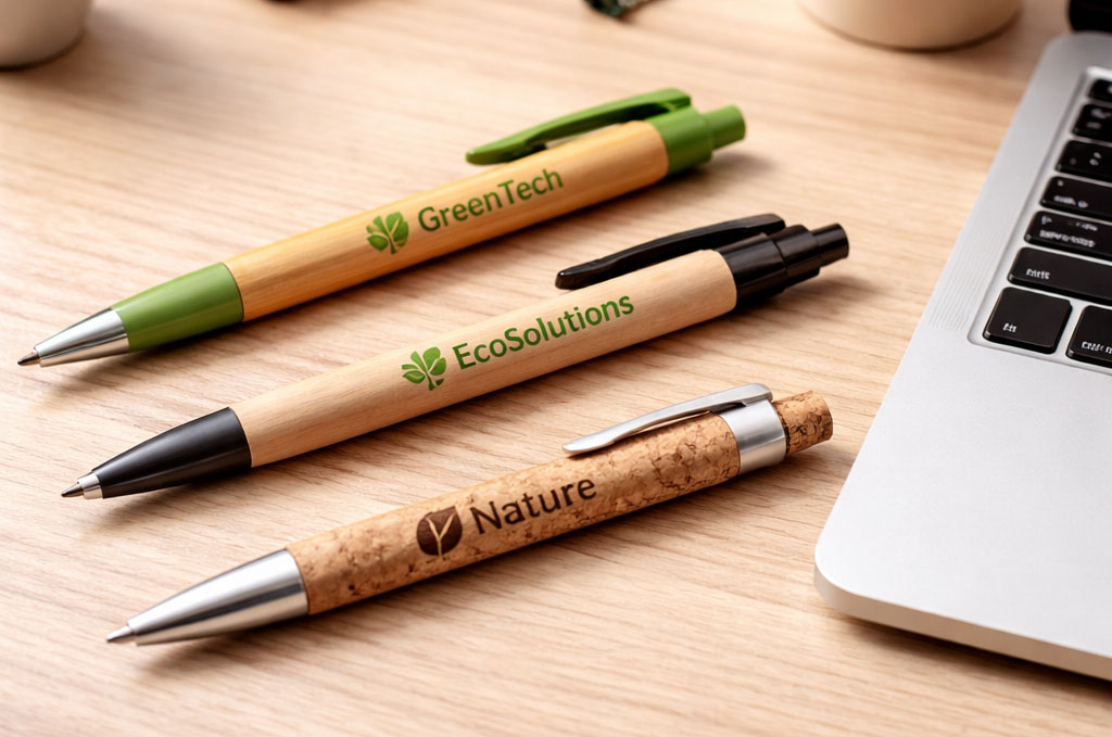 penne ecologiche in legno personalizzabili