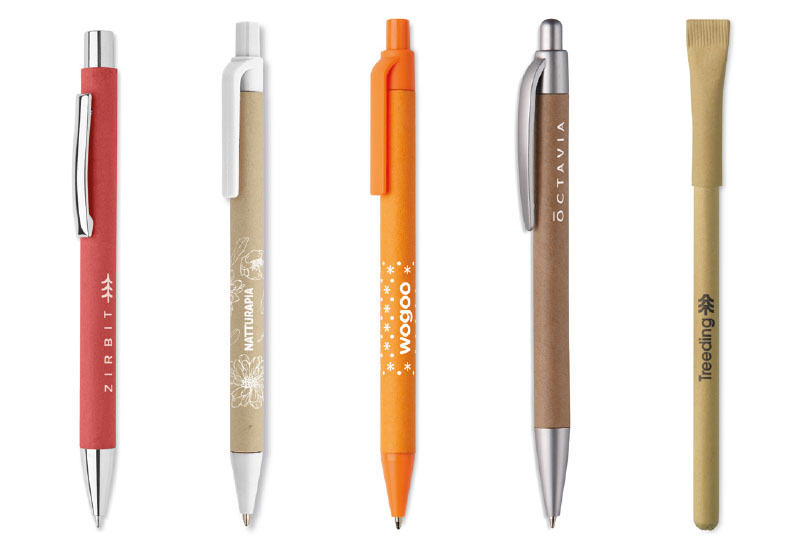 penne ecologiche personalizzate in carta riciclata