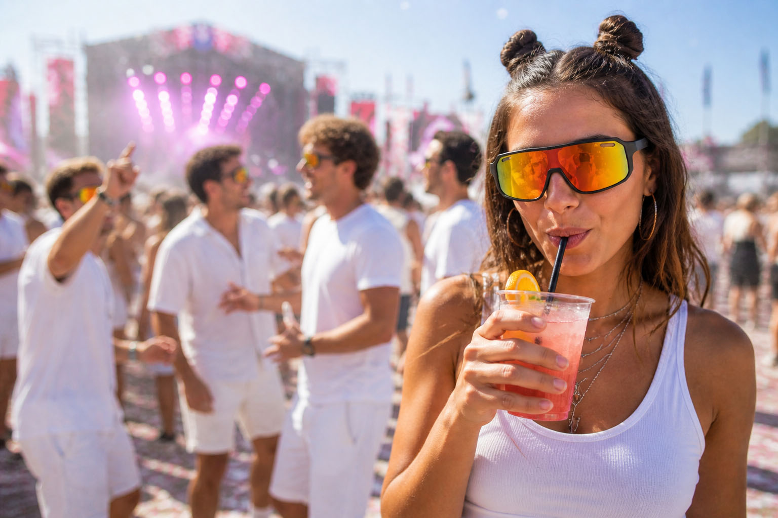 occhiali da sole per festival musicali estivi