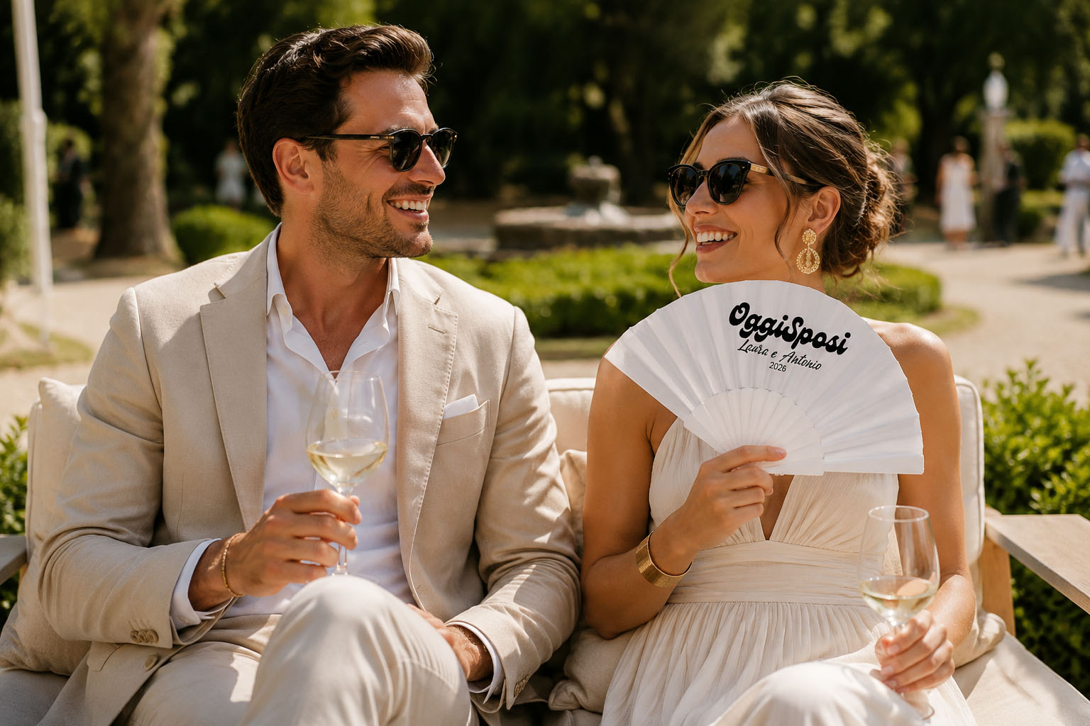 ventagli personalizzati matrimonio