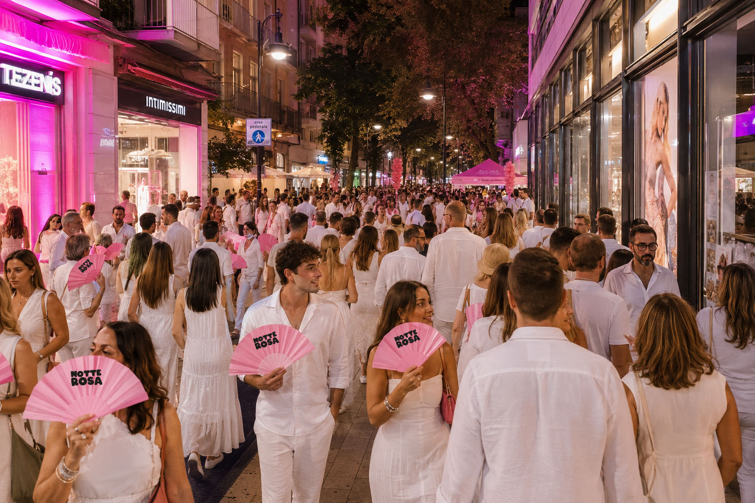 ventagli personalizzati notte rosa rimini