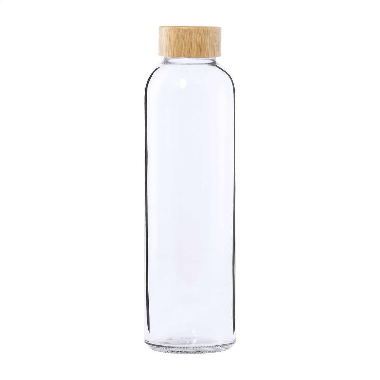 Borraccia da 500 ml in vetro con tappo in bamboo