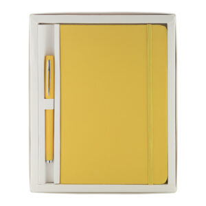 Set quaderno con penna a sfera