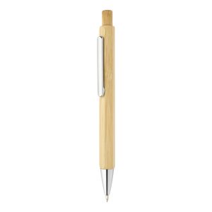 Penna personalizzabile in bambù esagonale