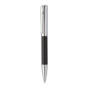 Penna a sfera corpo in metallo decorato carbon look