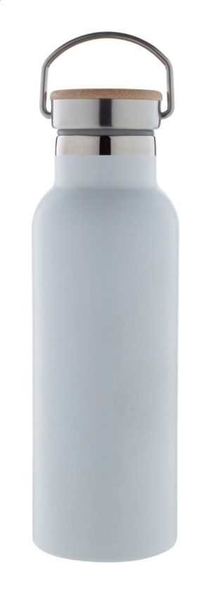 Borraccia termica in acciaio da 500ml con tappo in bambù