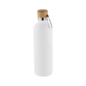 Borraccia termica Personalizzabile con Logo da 500ml in acciaio con moschettone