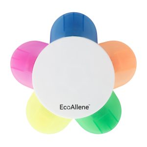 Evidenziatore in plastica riciclata personalizzato