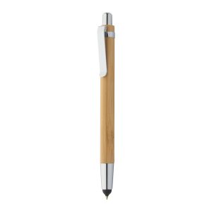 Penna a sfera touch screen in bambù
