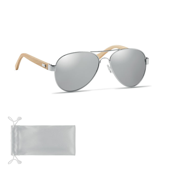 Occhiali da solo con aste in bamboo personalizzabili MIDMO645