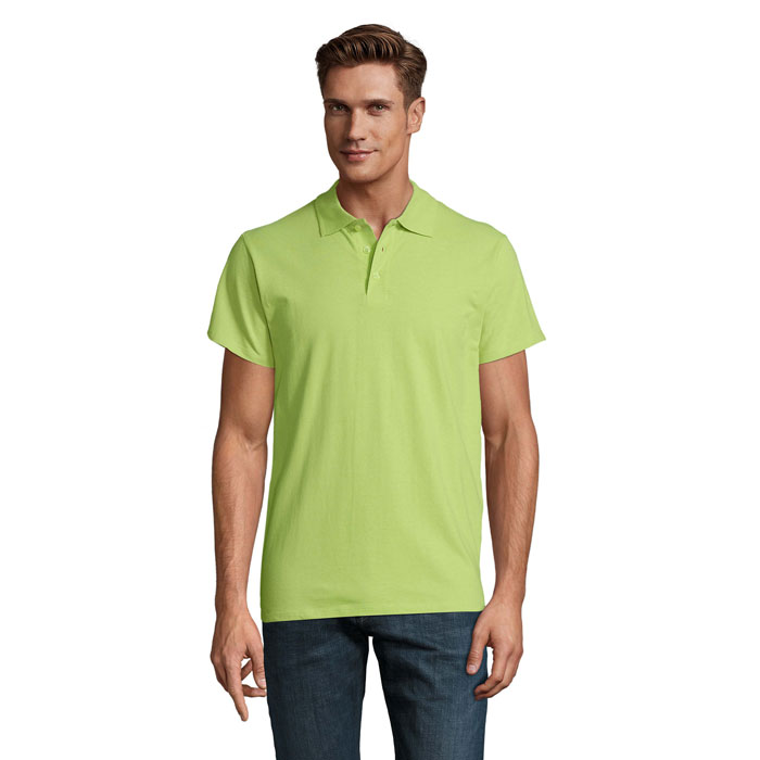 Polo da uomo in cotone personalizzabile con logo