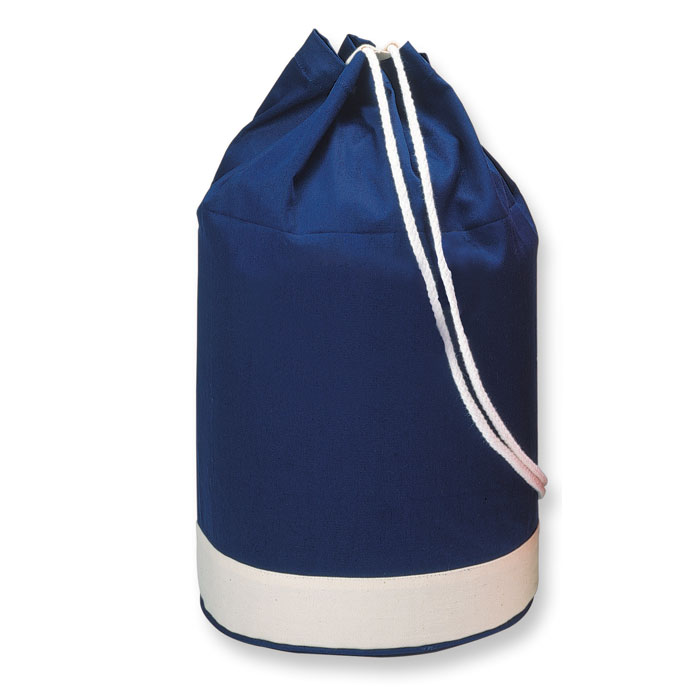 Sacca navy grande in cotone personalizzabile MIDITI1639
