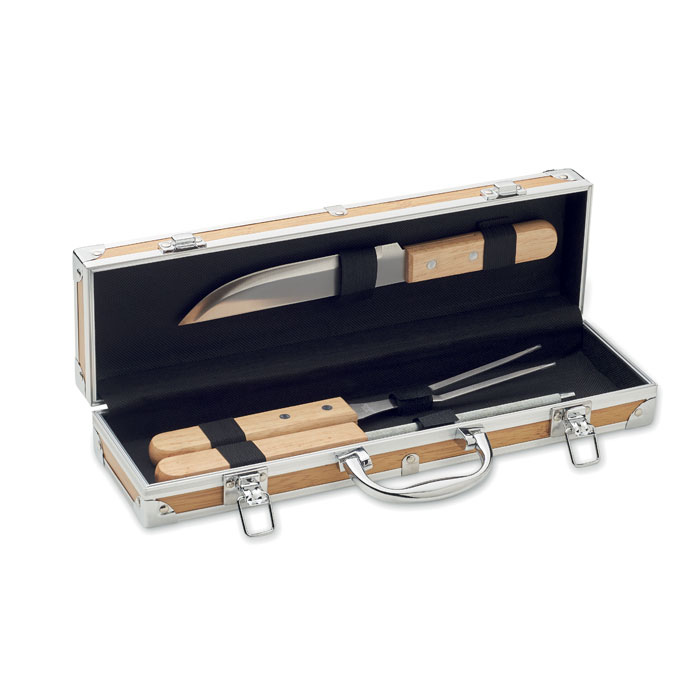 Set attrezzi da barbecue in acciaio MIDMO2471