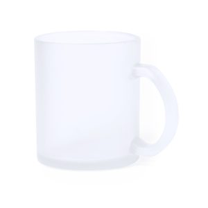 Tazza in vetro personalizzabile con logo a colori da 350 ml