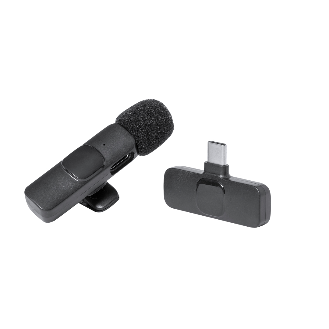 Microfono lavalier wireless personalizzabile con logo