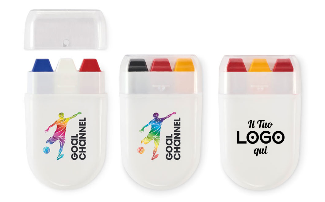 Stick tricolore per il viso personalizzabile