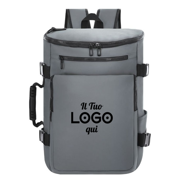 Zaino portadocumenti realizzato in PU personalizzabile con logo