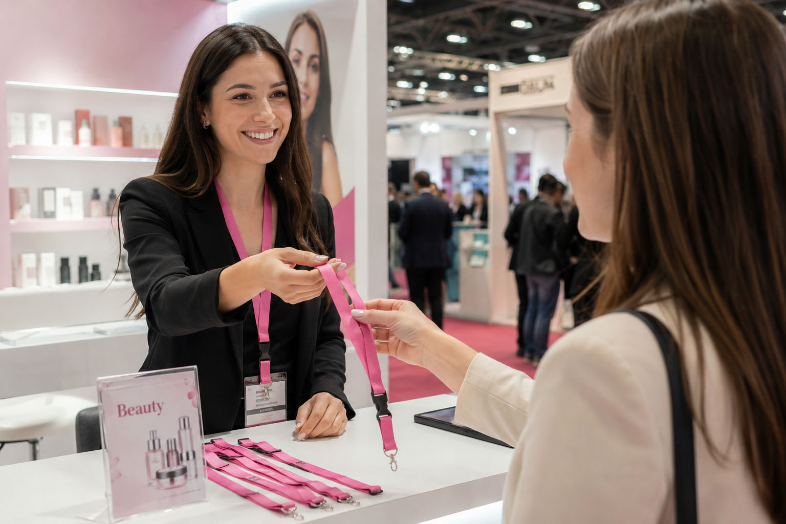 articoli personalizzati lanyards e badge eventi