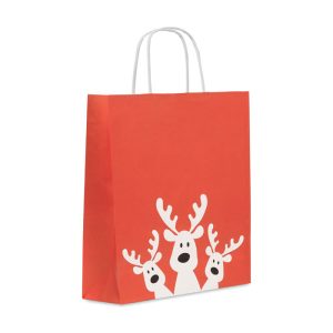 Sacchetto natalizio da regalo medio personalizzabile con logo