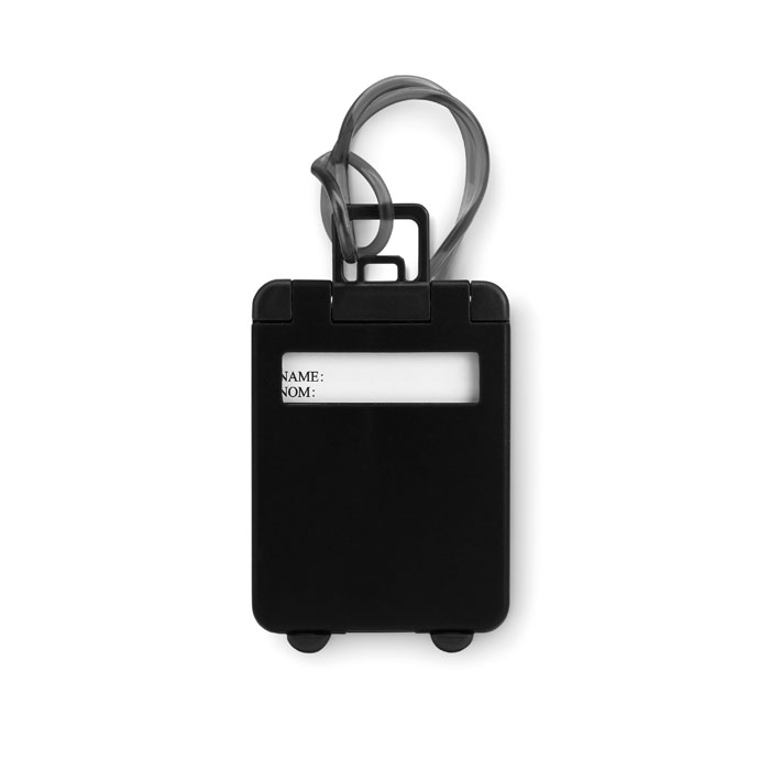 Etichetta per valigia a forma di bagaglio personalizzabile con logo
