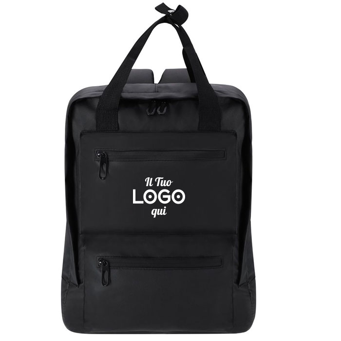 Zaino in PU resistente personalizzabile con logo