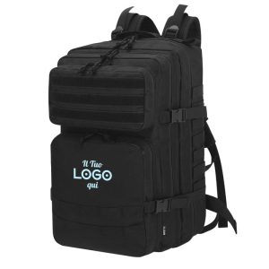 Zaino tattico in resistente poliestere RPET 600D personalizzabile con logo