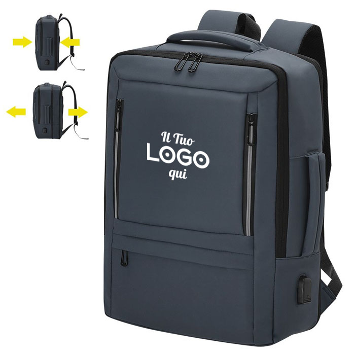 Zaino estensibile fatto di PU resistente personalizzabile con logo