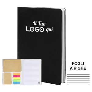 Set appunti in formato B6 personalizzabile con logo