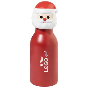 Borraccia termica babbo natale o renna personalizzabile con logo 400 ml