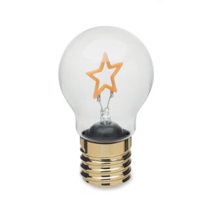 Lampadina decorativa con stella LED