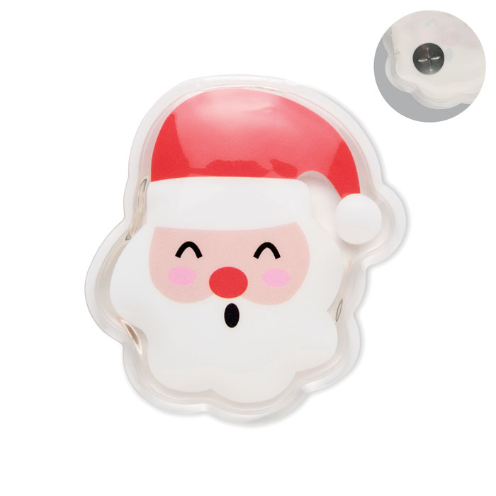 Scaldamani a forma Babbo Natale personalizzabile