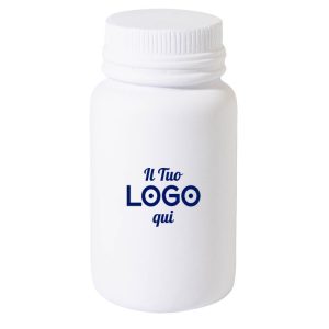 Antistress a forma di flacone personalizzabile con logo