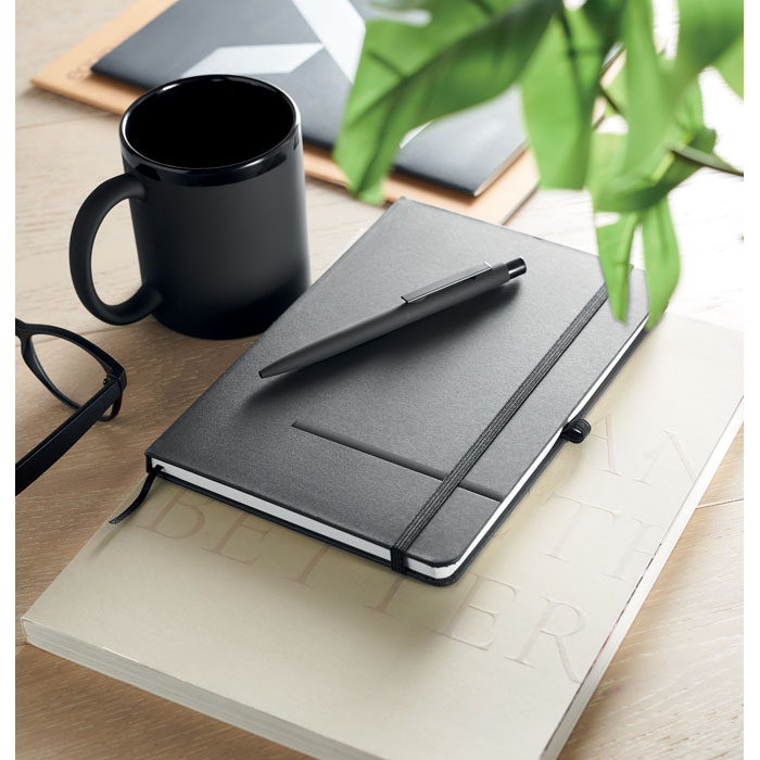 kit regalo 3 pezzi notebook A5 penna a sfera tazza ceramica MIDMO3230