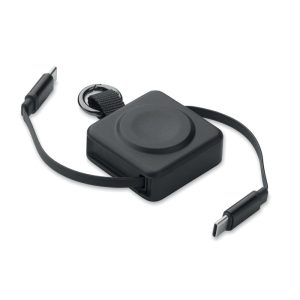 Portachiavi con Cavo USB-C retrattile da 100W