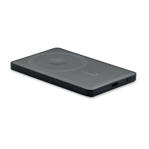 Powerbank magnetico wireless da 5000 mAh in alluminio riciclato