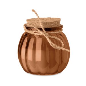 Candela vegetale alla vaniglia personalizzabile con logo