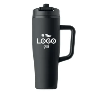 Tazzona personalizzabile in acciaio da 900 ml