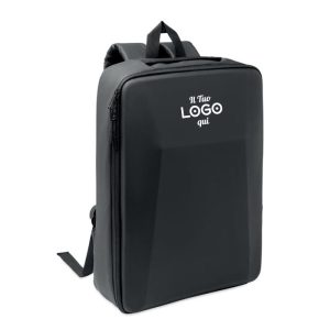 Zaino laptop personalizzabile con fronte rigido da 15 Litri
