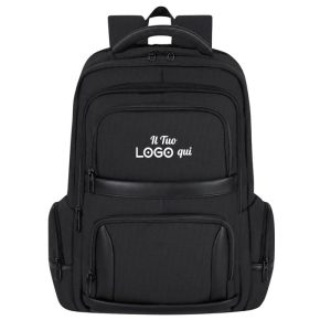 Zaino imbottito personalizzabile con logo realizzato in tessuto Oxford