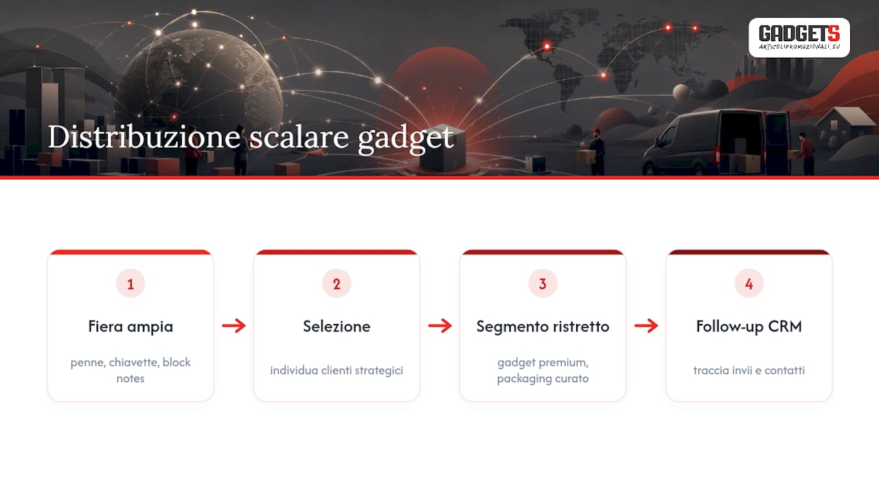 Distribuzione mirata tra il pubblico e i clienti chiave