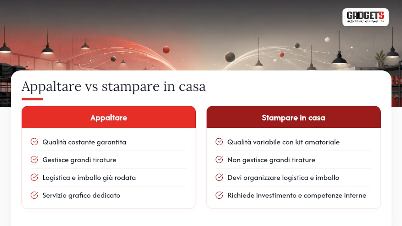 Appaltare o stampare in casa: la mia prospettiva — overview diagram