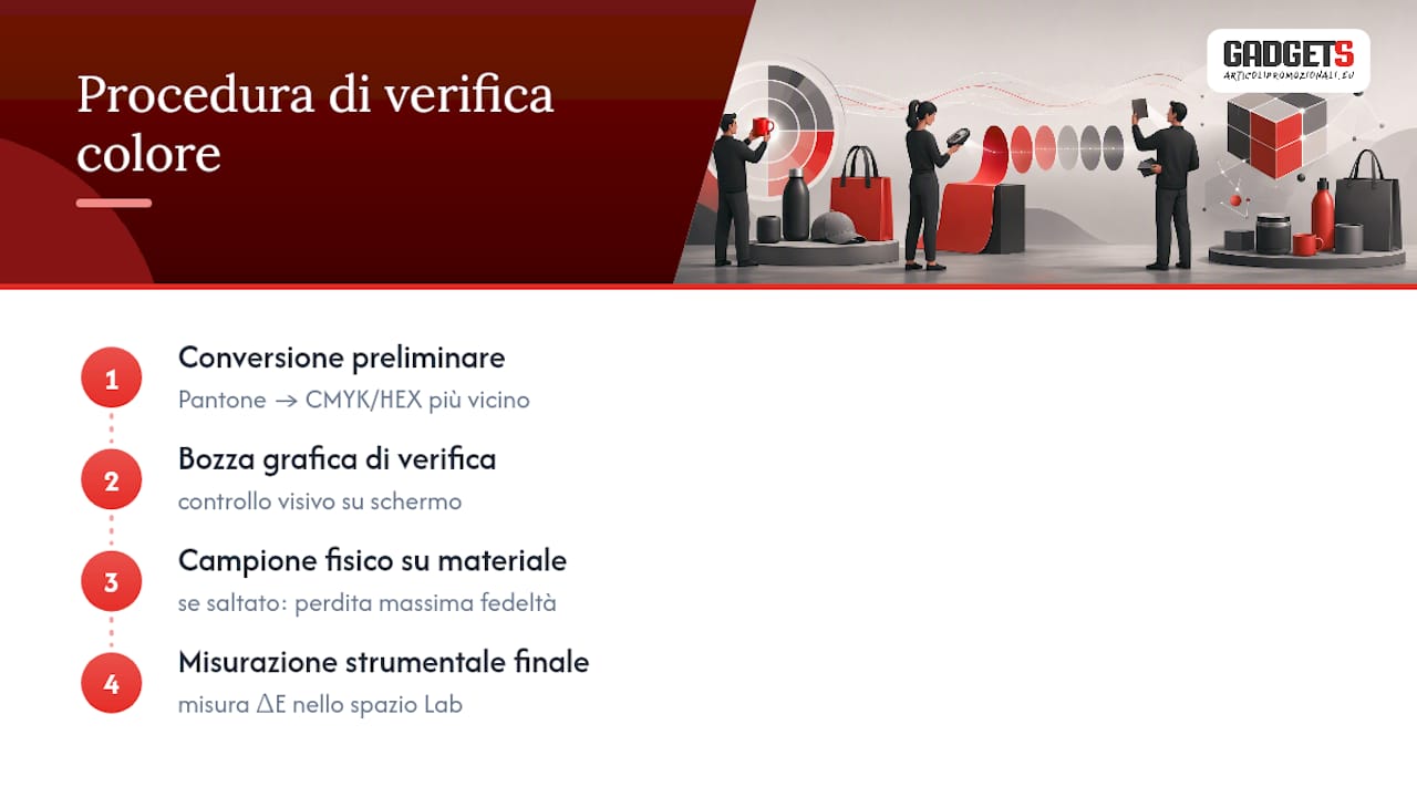 Quattro passaggi per controllare il colore