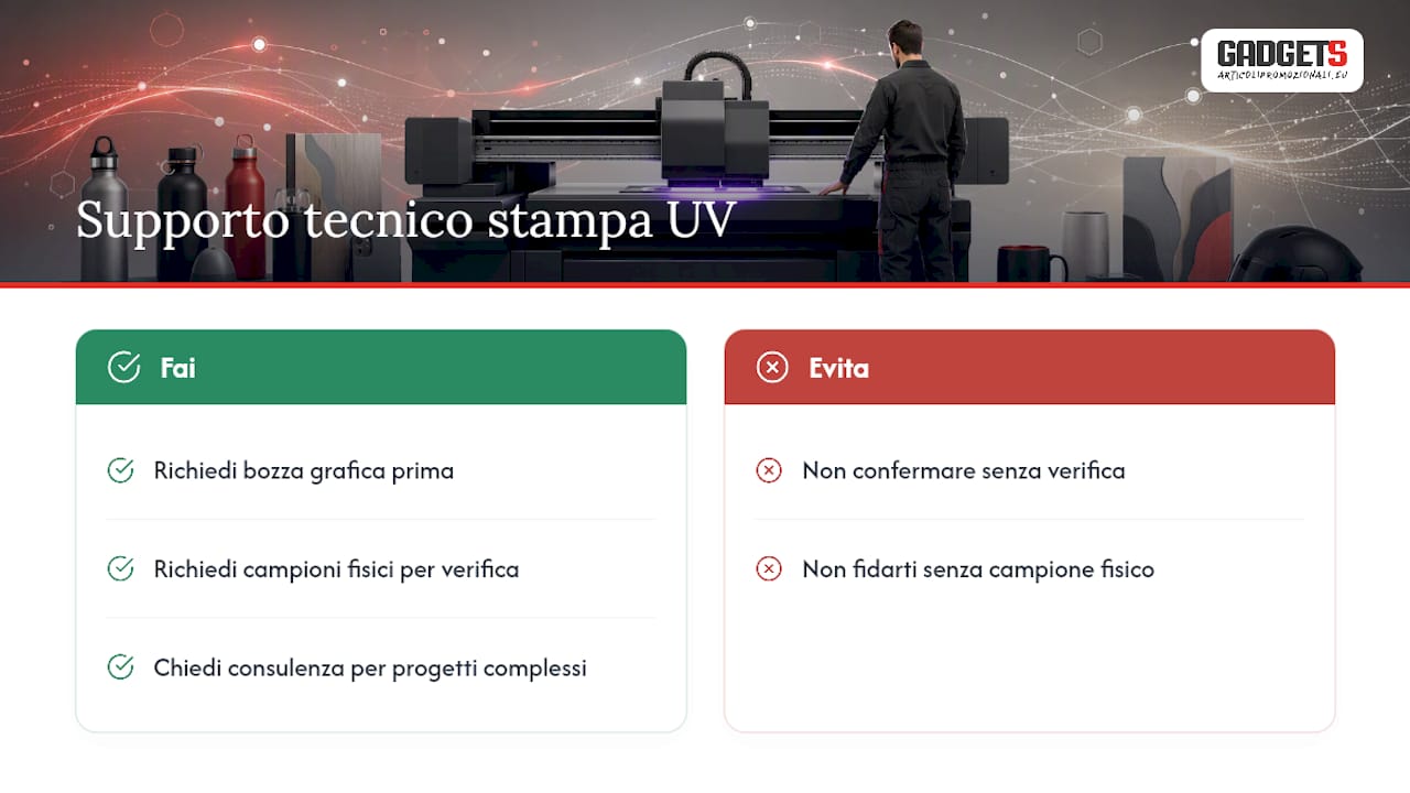 Il supporto tecnico dietro ogni progetto di stampa — overview diagram
