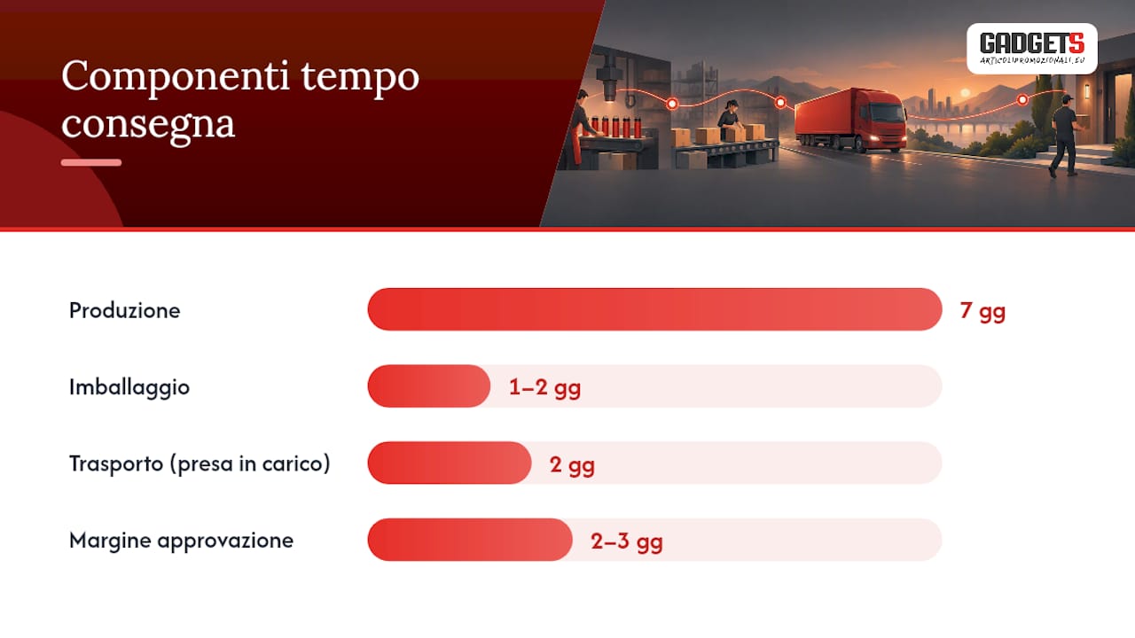 Come calcolare la data di consegna reale — overview diagram