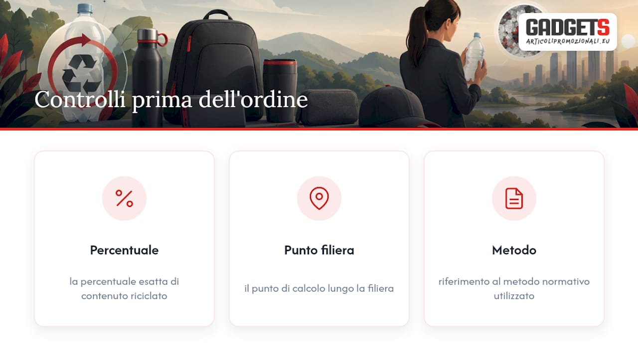 Tre controlli per verificare una certificazione RPET