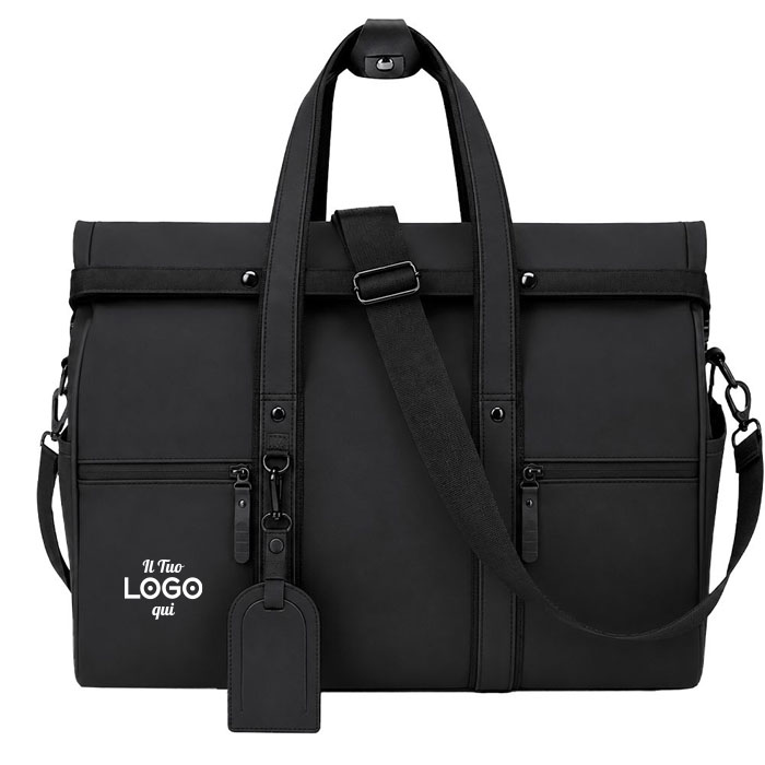 Elegante borsa da viaggio e laptop realizzata in PU personalizzabile con logo