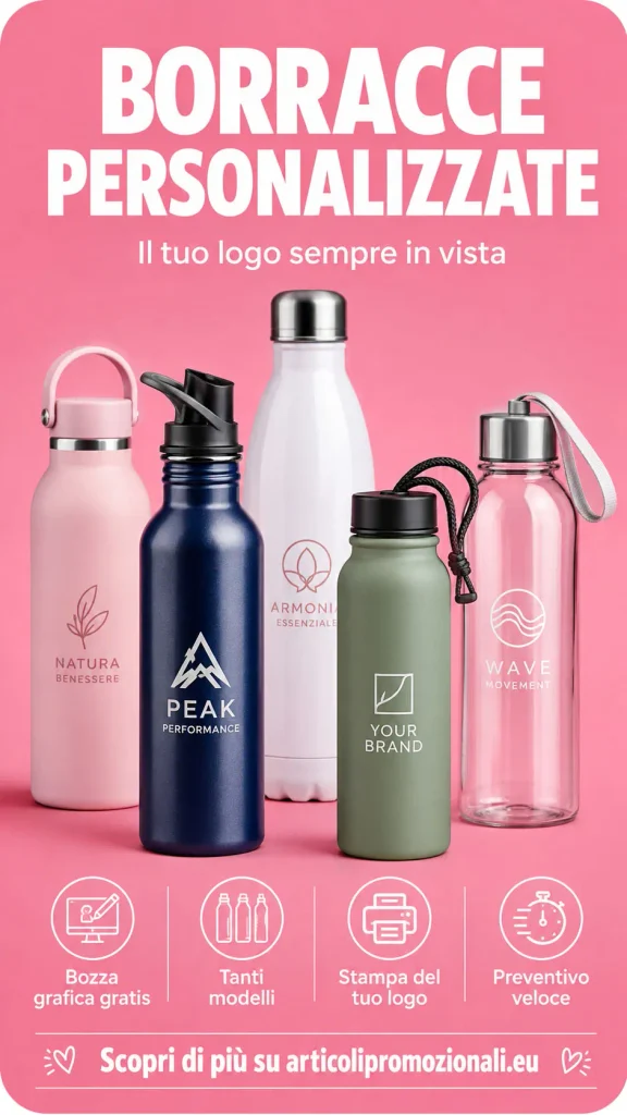 Borracce Personalizzate con LOGO aziendale